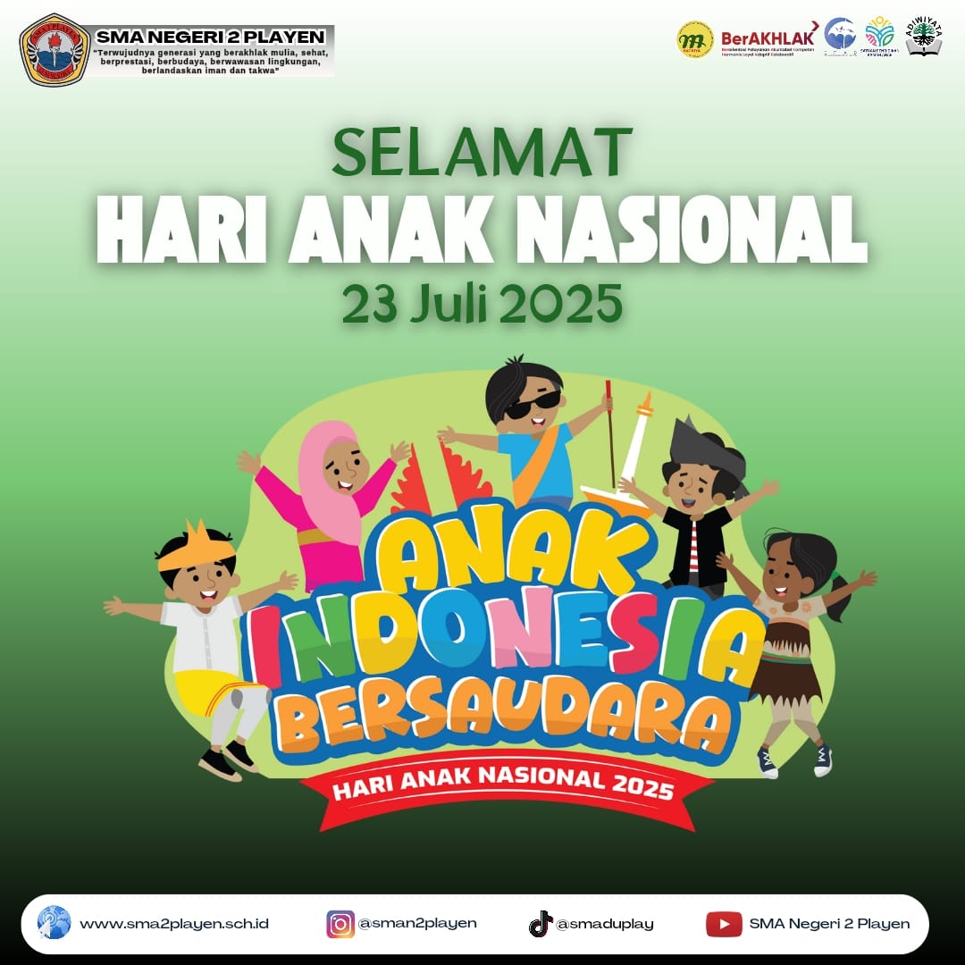 Selamat Hari Anak Nasional - SMA Negeri 2 Playen