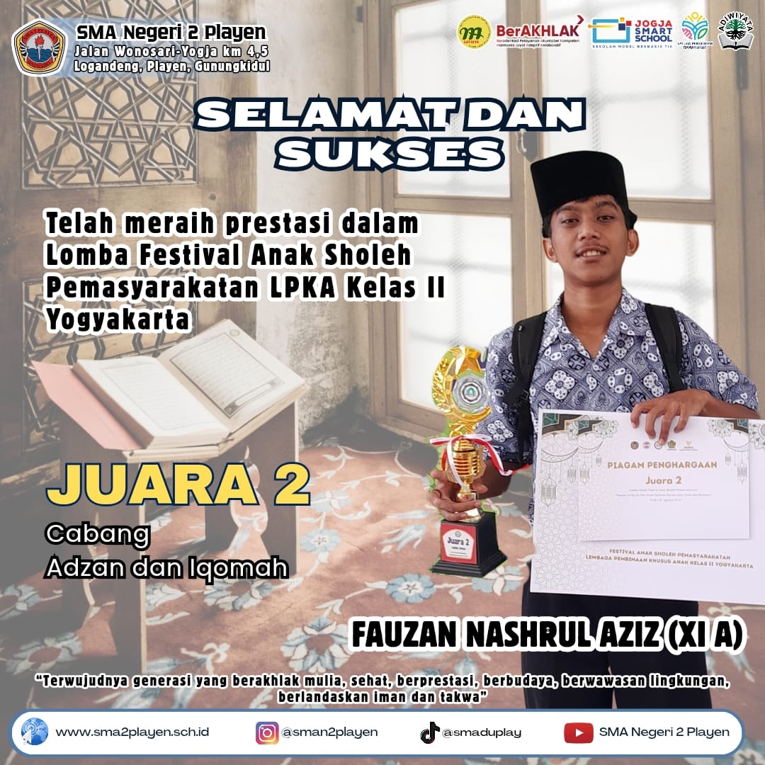 Prestasi SMA Negeri 2 Playen
