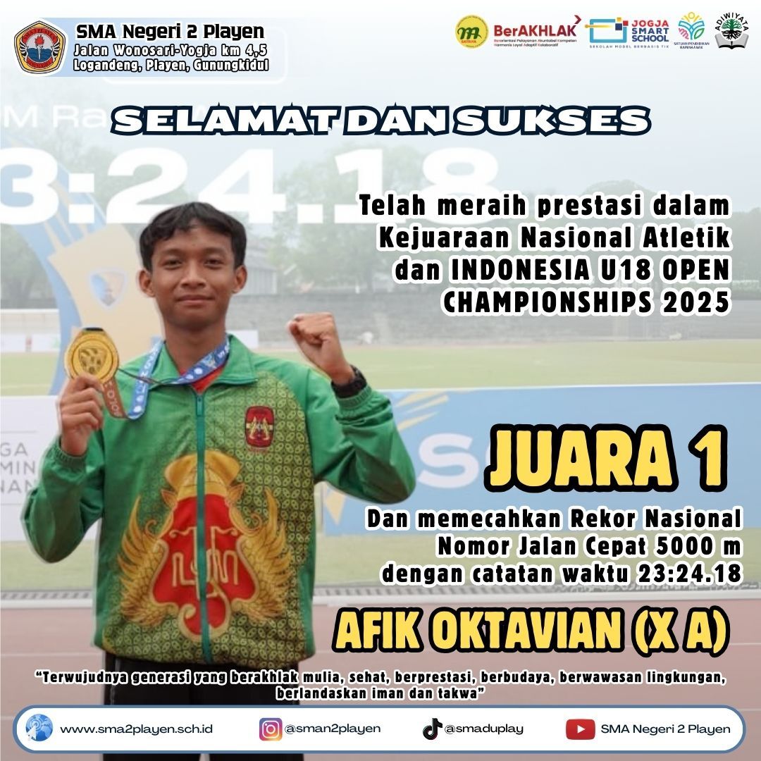 Prestasi SMA Negeri 2 Playen