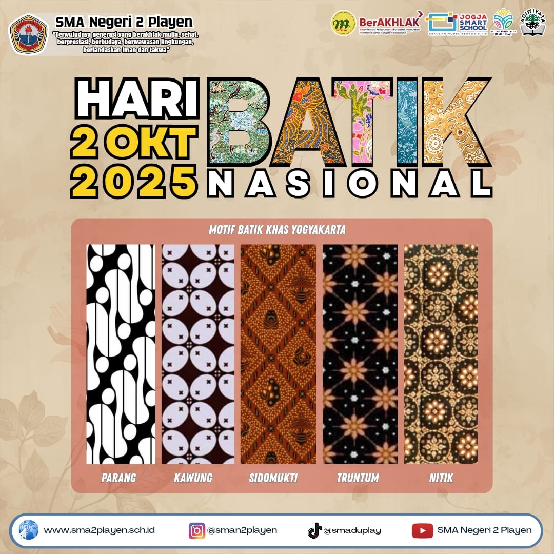 Selamat Hari Batik Nasional - SMA Negeri 2 Playen