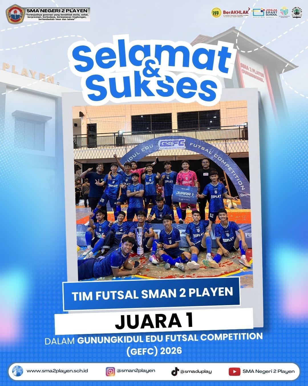 Prestasi SMA Negeri 2 Playen