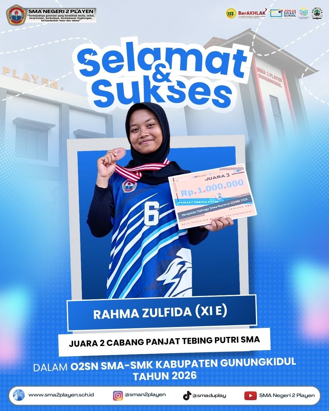Prestasi SMA Negeri 2 Playen