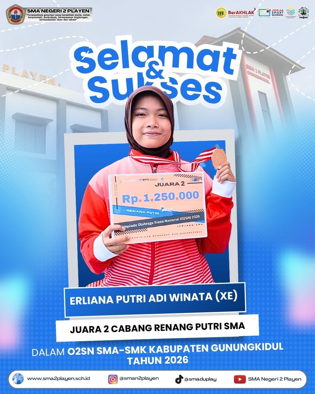 Prestasi SMA Negeri 2 Playen
