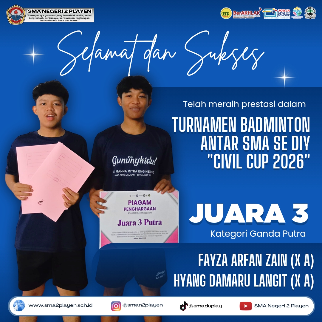 Prestasi SMA Negeri 2 Playen
