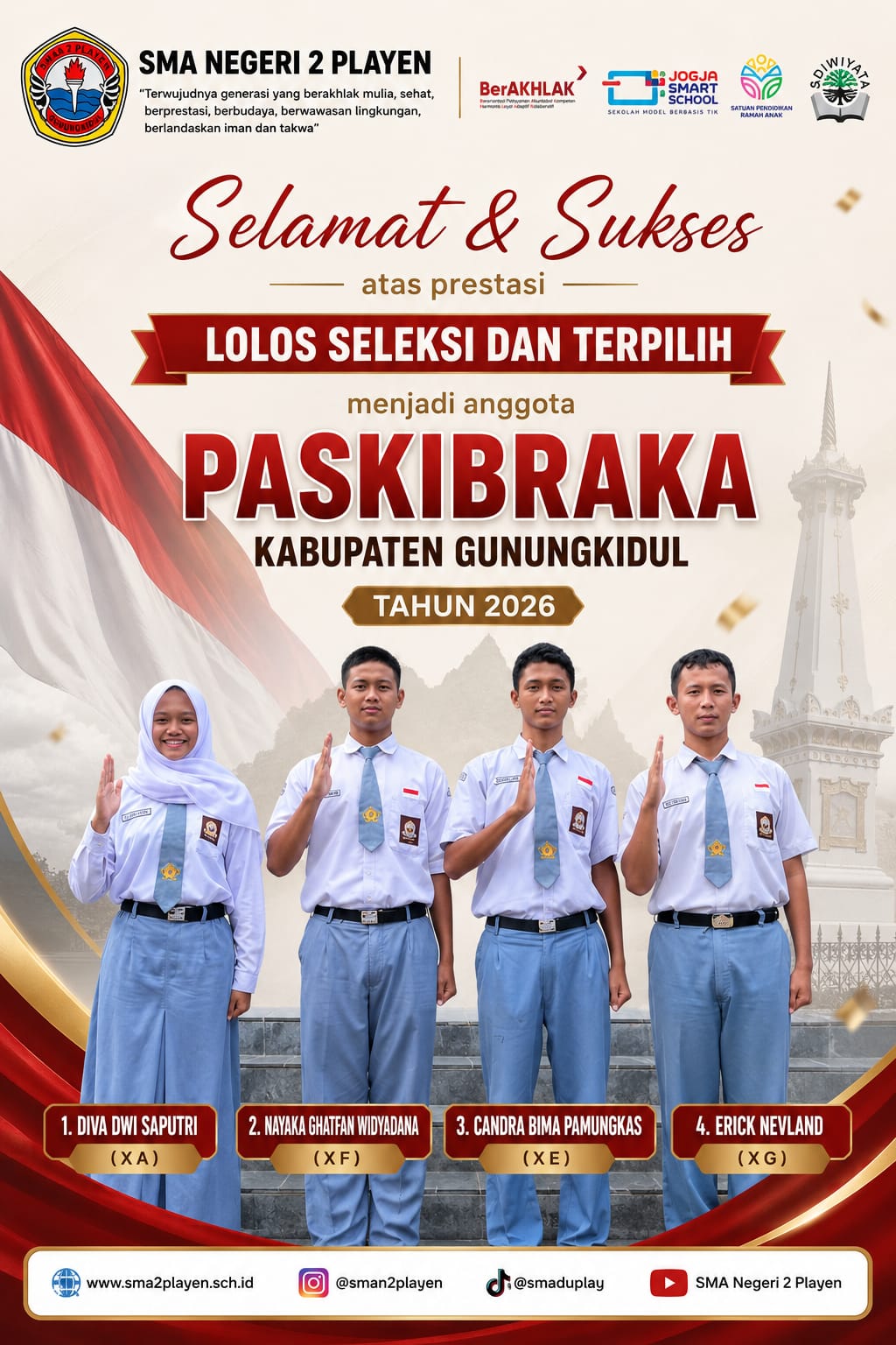 Prestasi SMA Negeri 2 Playen