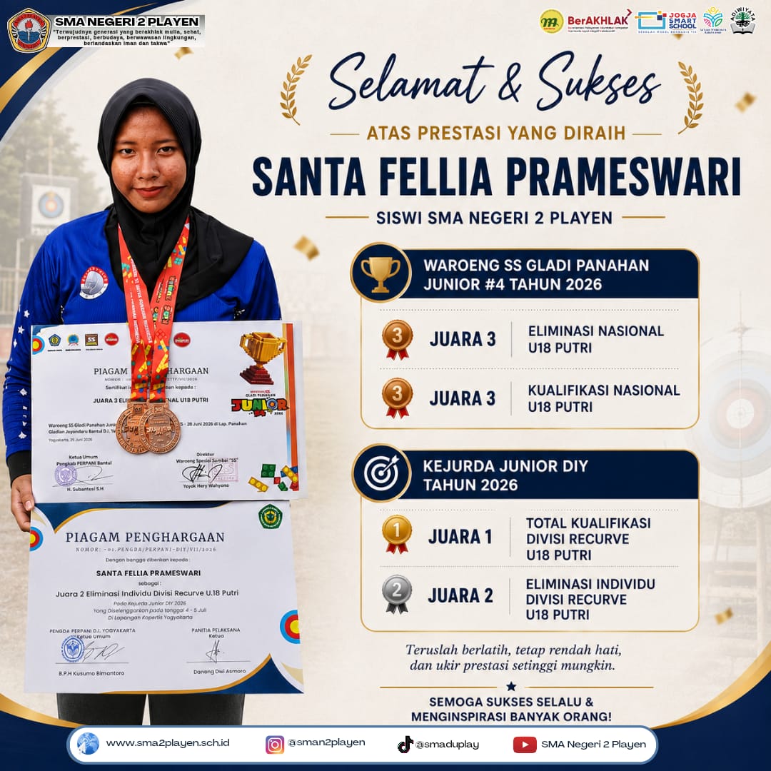 Prestasi SMA Negeri 2 Playen