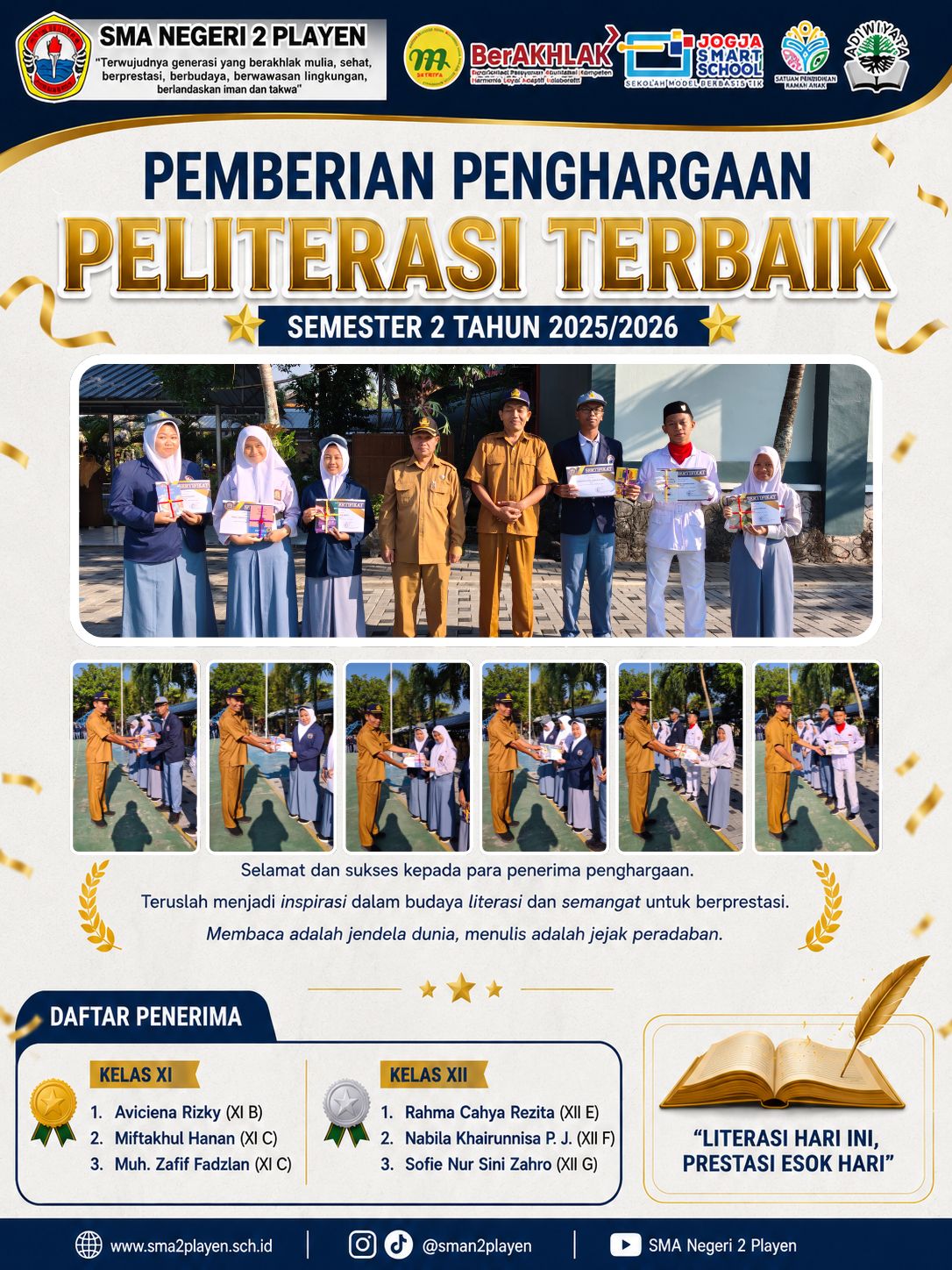 Prestasi SMA Negeri 2 Playen