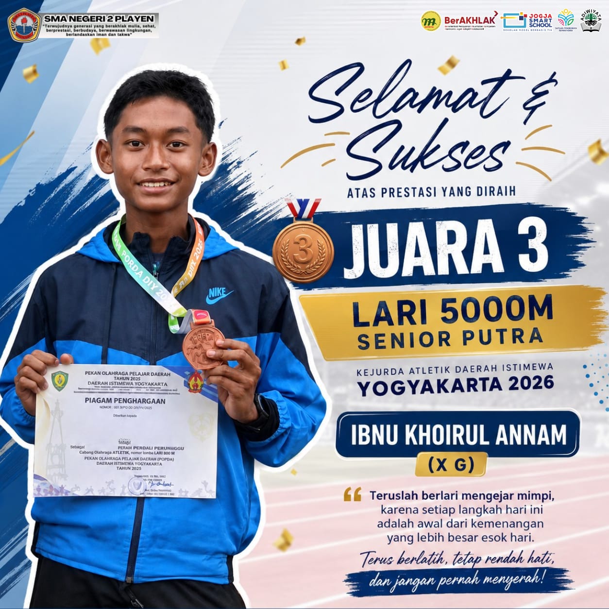 Prestasi SMA Negeri 2 Playen