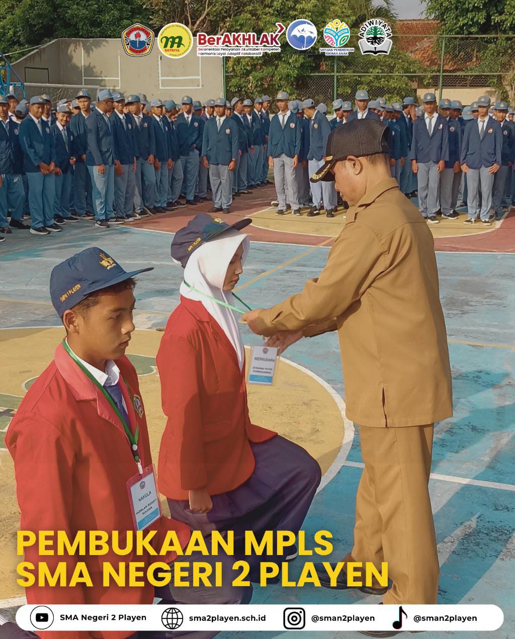 Pembukaan MPLS SMA Negeri 2 Playen Tahun Ajaran 2025/2026