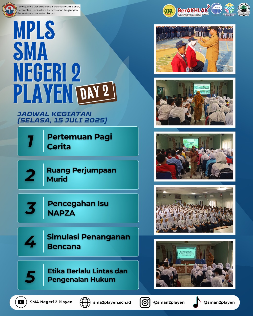 MPLS SMA Negeri 2 Playen Day 2 Tahun Ajaran 2025/2026