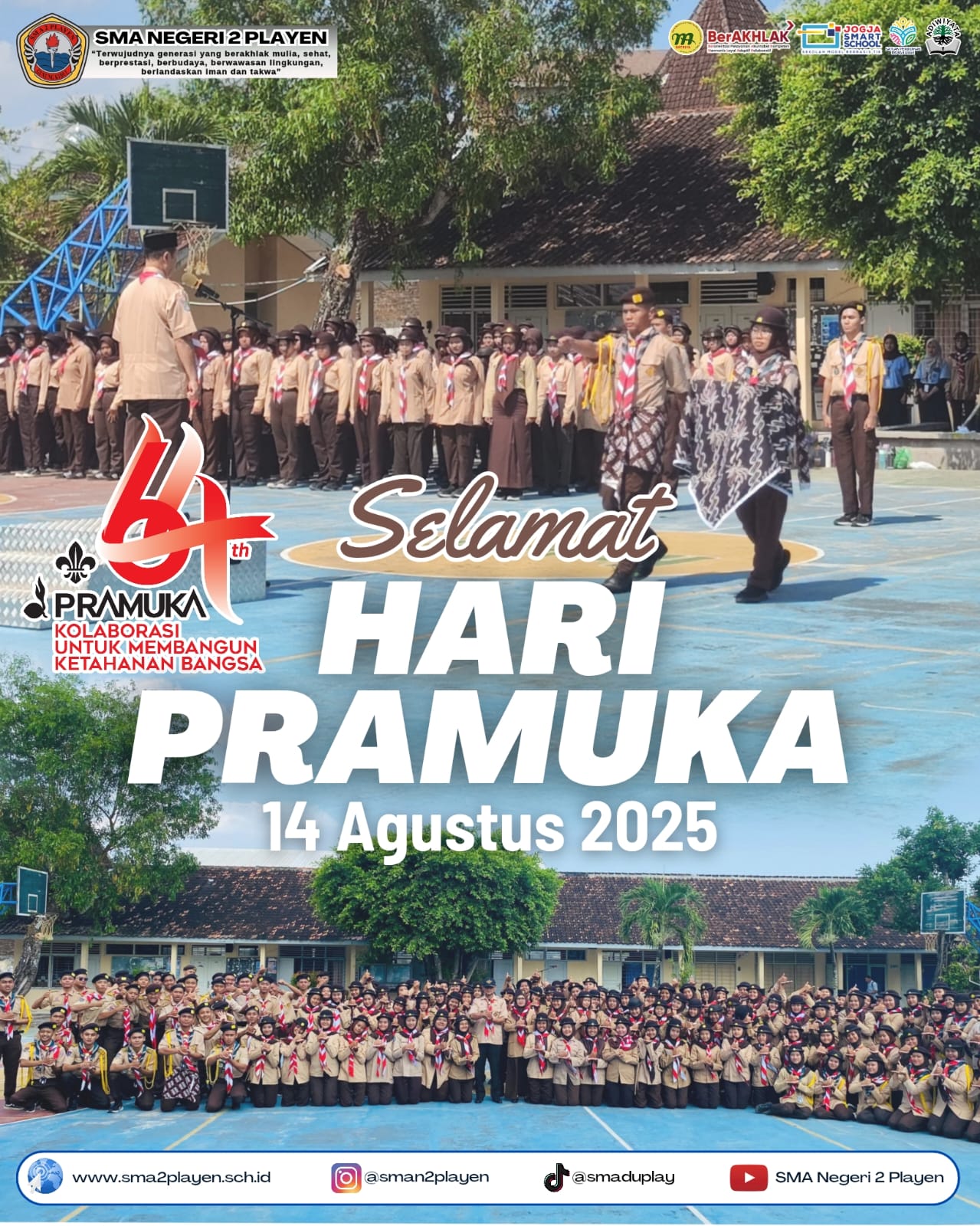 Peringatan Hari Pramuka ke-64 SMA Negeri 2 Playen