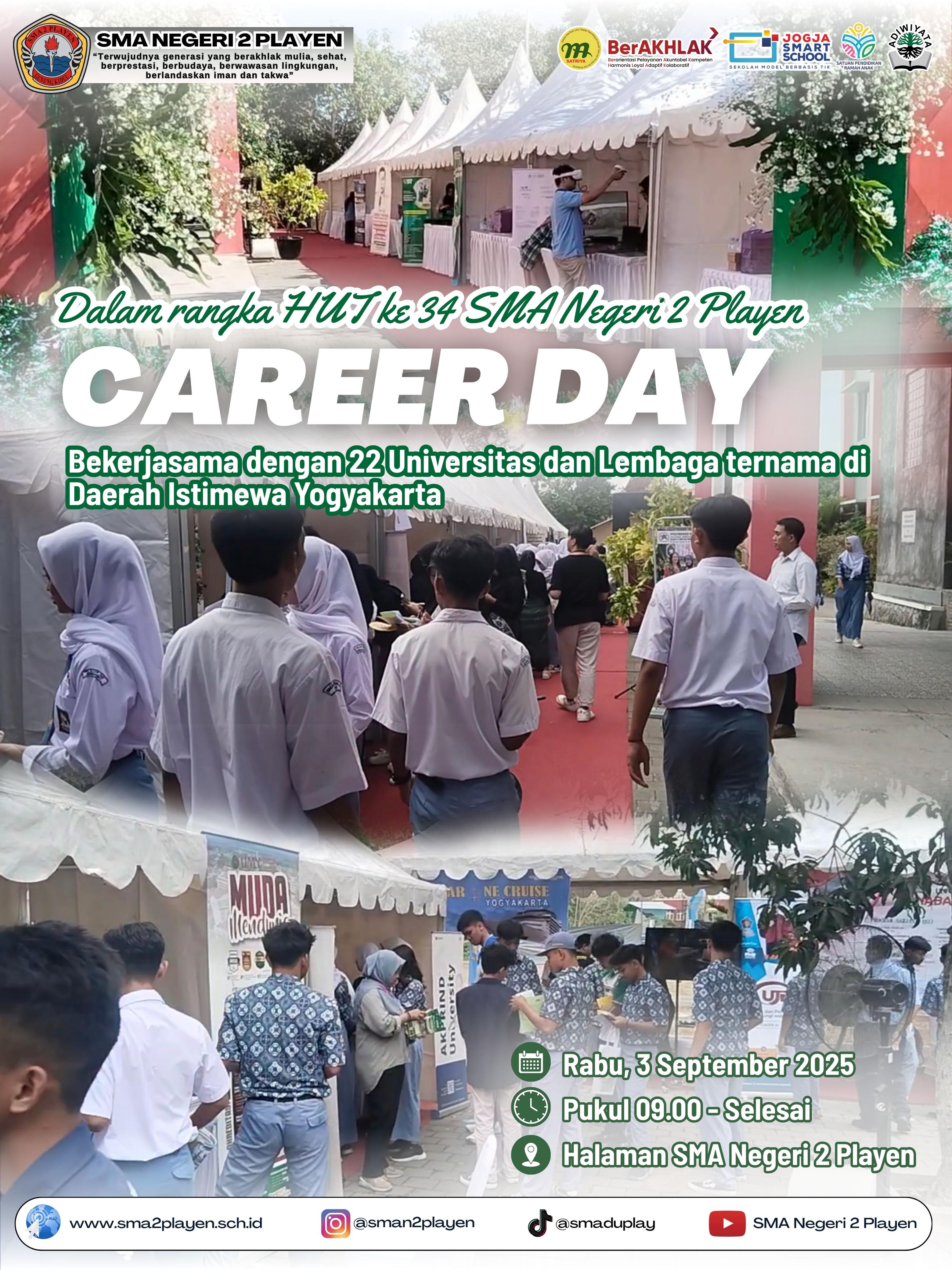 Career Day dalam Rangka HUT ke-34 SMA Negeri 2 Playen