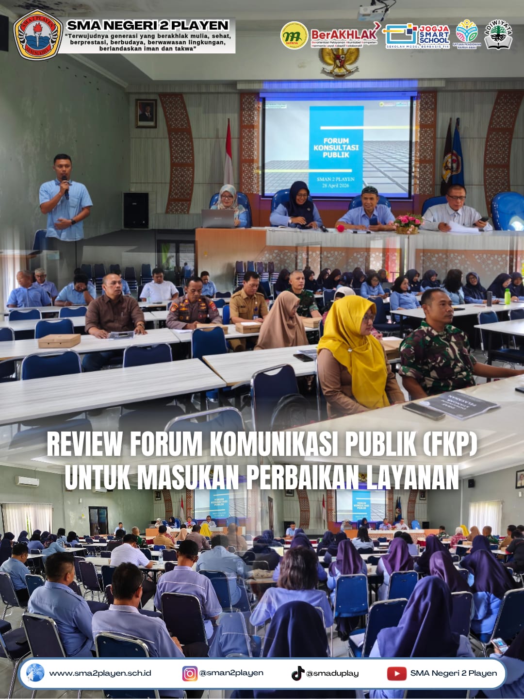Review Forum Komunikasi Publik (FKP) SMA Negeri 2 Playen