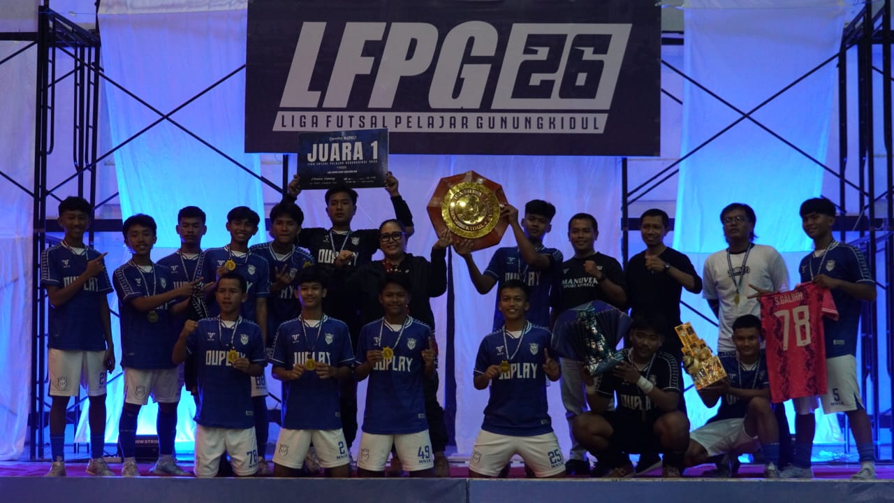 SMAN 2 Playen Juara Liga Futsal Pelajar Gunungkidul 2026